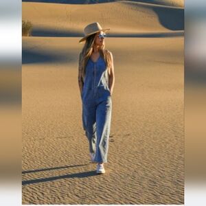 Stylish Blue Jumpsuit